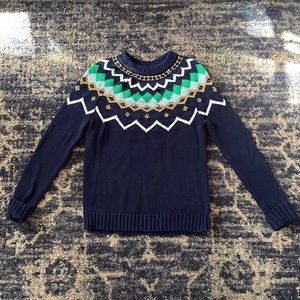 JCrew fair isle sweater